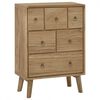 vidaXL Commode 56x30x80 cm Bois massif de teck