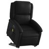 vidaXL Fauteuil inclinable de massage électrique noir similicuir