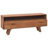 vidaXL Meuble TV 110x30x45 cm Bois de teck massif