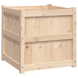 vidaXL Jardini&egrave;re d'ext&eacute;rieur 60x60x60 cm bois de pin massif