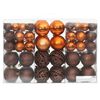 vidaXL Boules de No&euml;l 100 pcs marron 3 / 4 / 6 cm