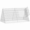 vidaXL Cage pour lapins Argent 650 x 55 x 55 cm Acier galvanis&eacute;