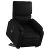 vidaXL Fauteuil inclinable de massage noir similicuir