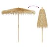 vidaXL Parasol en bambou avec toit en feuille de bananier 270 cm