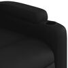 vidaXL Fauteuil de massage inclinable noir similicuir