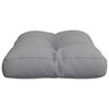 vidaXL Coussin de palette gris 60x40x12 cm tissu