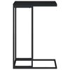 vidaXL Table d'appoint Noir 40x30x59 cm Bois d'ing&eacute;nierie