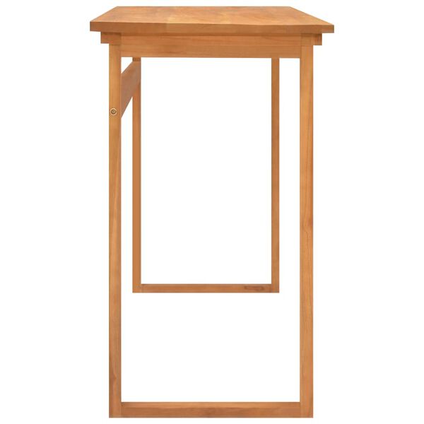 vidaXL Bureau 120x45x75 cm Bois de teck solide