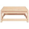 vidaXL Canap&eacute; de jardin sans accoudoirs repose-pieds bois pin massif