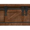 vidaXL Table console Bois massif de sapin 131 x 35,5 x 75 cm Marron