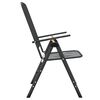 vidaXL Chaises pliables jardin lot de 4 Maille m&eacute;tallique Anthracite