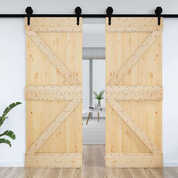 vidaXL Porte NARVIK 70x210 cm bois massif de pin