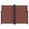 vidaXL Auvent lat&eacute;ral r&eacute;tractable marron 180x1000 cm