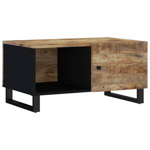 vidaXL Table basse 80x50x40 cm Bois de manguier solide et d'ing&eacute;nierie