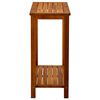 vidaXL Table console de jardin 80x35x75 cm Bois d'acacia solide