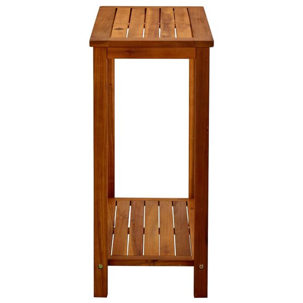 vidaXL Table console de jardin 80x35x75 cm Bois d'acacia solide