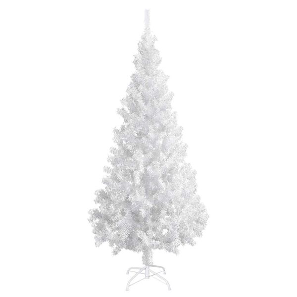 vidaXL Arbre de No&euml;l artificiel pr&eacute;-&eacute;clair&eacute;/boules 180 cm 620 branches