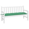 vidaXL Coussin de banc de jardin vert 150x50x7 cm tissu oxford