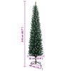 vidaXL Sapin de No&euml;l artificiel mince 300 LED 210 cm