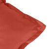 vidaXL Coussins de banc de jardin lot de 2 rouge mélangé tissu