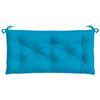 vidaXL Coussin de banc de jardin bleu clair 100x50x7 cm tissu oxford