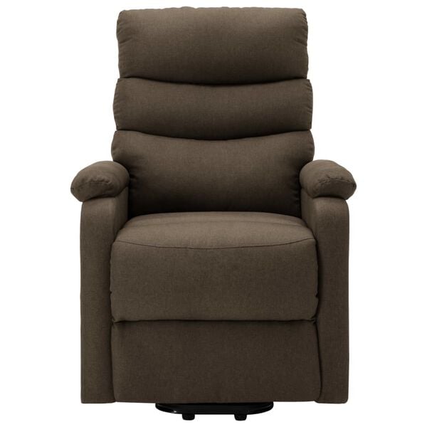 vidaXL Fauteuil Marron Tissu