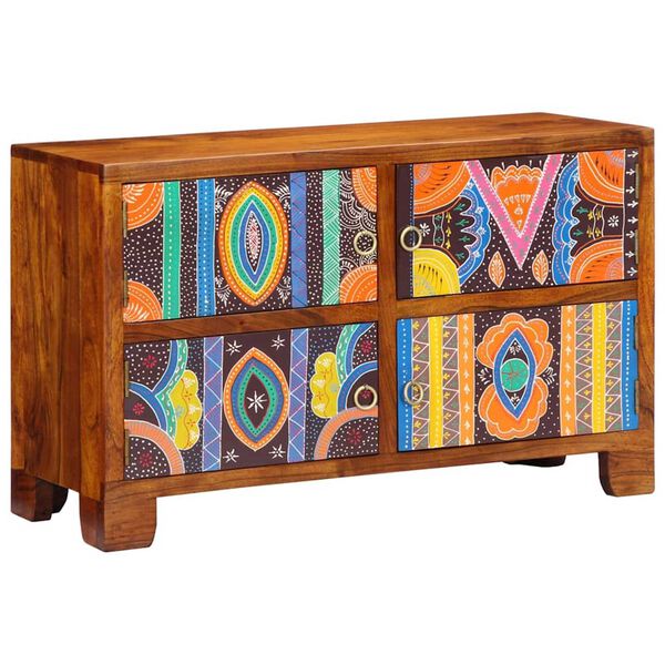 vidaXL Cabinet à chaussures avec stockage Marron 90 x 35 x 55 cm