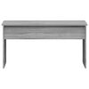 vidaXL Table basse Sonoma gris 102x50,5x52,5 cm Bois d'ing&eacute;nierie