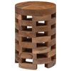 vidaXL Table de chevet 30x30x45 cm Bois de teck massif
