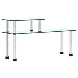 vidaXL Étagère de cuisine Transparent 45x16x26 cm Verre trempé