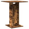 vidaXL Table de bistro Chêne fumé 60x60x75 cm Bois d'ingénierie