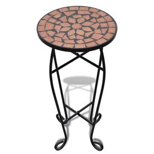 vidaXL Table d'appoint Mosaïque Terre cuite
