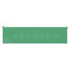 vidaXL Coussin de banc de jardin vert 200x50x3 cm tissu oxford