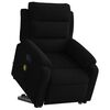 vidaXL Fauteuil inclinable de massage électrique noir velours
