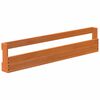 vidaXL &Eacute;tag&egrave;res &agrave; chaussures murales 2 pcs cire marron 110x8,5x23,5 cm