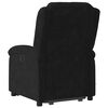 vidaXL Fauteuil inclinable de massage noir velours