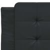vidaXL Cadre de lit sans matelas Zadar noir 100x203 cm similicuir