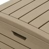 vidaXL Poubelle d'extérieur marron clair 78x41x86 cm polypropylène