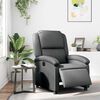 vidaXL Fauteuil inclinable &eacute;lectrique gris similicuir