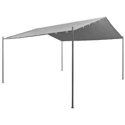 vidaXL Belvédère de jardin Acier 400 x 400 x 260 cm Anthracite