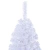 vidaXL Arbre de Noël artificiel avec branches épaisses blanc 240cm PVC