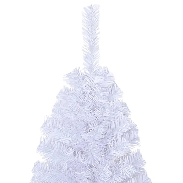 vidaXL Arbre de Noël artificiel avec branches épaisses blanc 240cm PVC