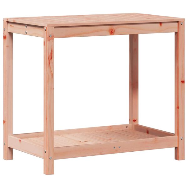 vidaXL Table de rempotage et &eacute;tag&egrave;re 82,5x50x75 cm bois massif douglas