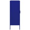 vidaXL Armoire de rangement Bleu marine 80x35x101,5 cm Acier