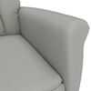 vidaXL Chaise de massage Gris clair 70.5 x 96.5 x 95 cm Polyester