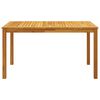vidaXL Ensemble à manger de jardin 5 pcs 140x80x74 cm Bois d'acacia solide
