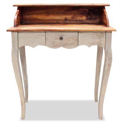 vidaXL Bureau Bois de récupération massif 80x40x92 cm