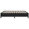 vidaXL Cadre de lit sans matelas noir California similicuir
