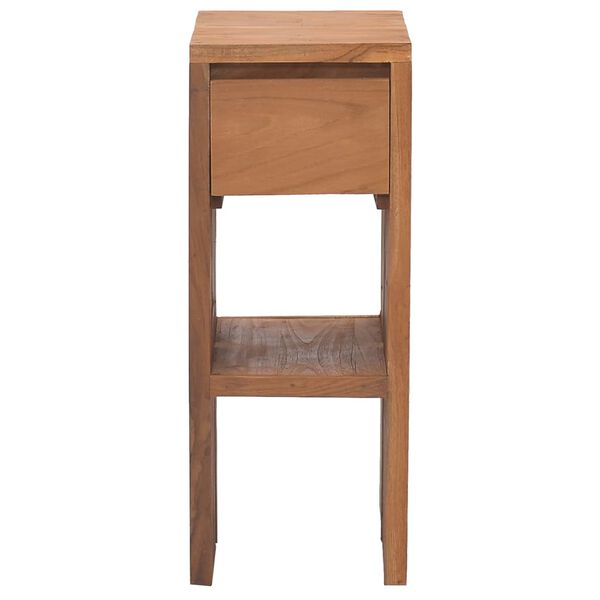 vidaXL Table de chevet 20x35x50 cm Bois de teck solide