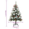 vidaXL Sapin de No&euml;l artificiel articul&eacute; 150 LED et boules 120 cm
